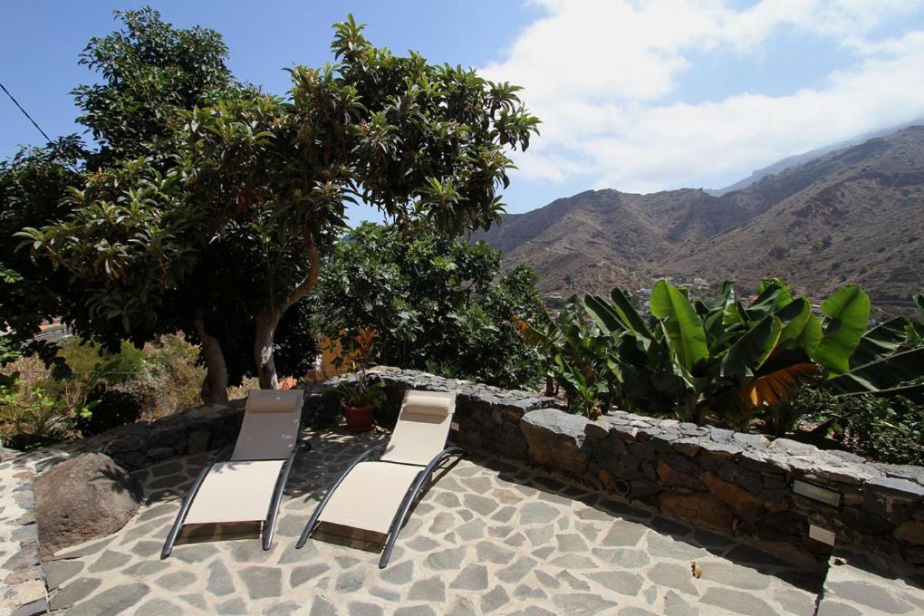 Casa Rural Los Aromos - Wunderschönes Landhaus mit Meerblick Hermigua Exterior foto