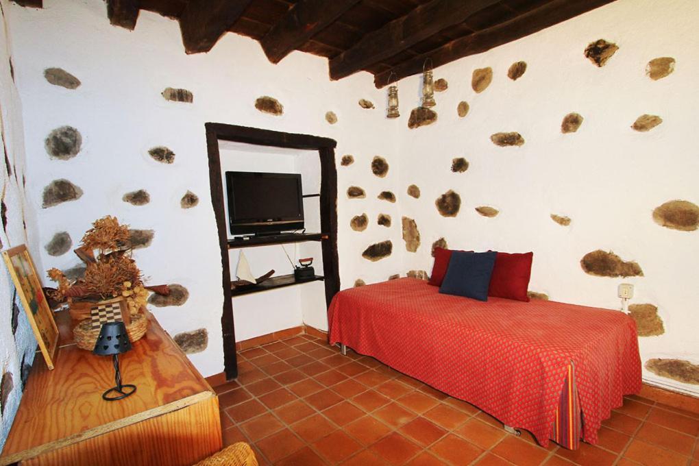 Casa Rural Los Aromos - Wunderschönes Landhaus mit Meerblick Hermigua Exterior foto