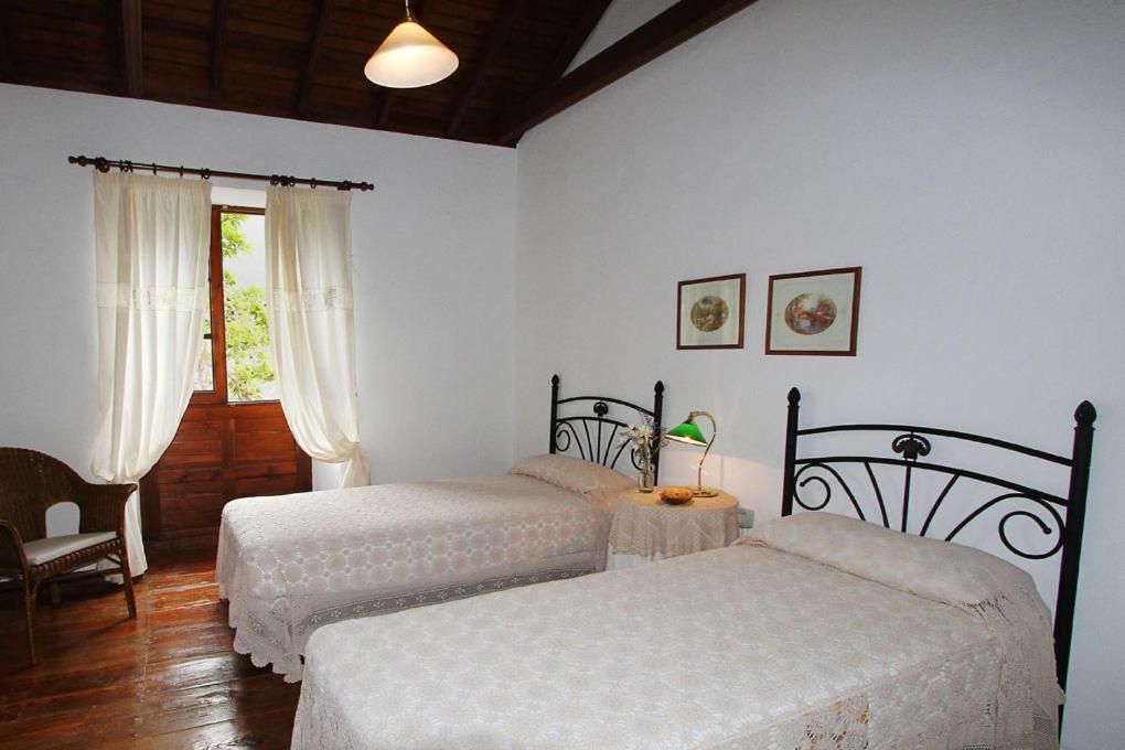 Casa Rural Los Aromos - Wunderschönes Landhaus mit Meerblick Hermigua Exterior foto